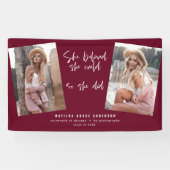 Sie glaubte, sie könne es schaffen, also weinte si banner (Horizontal)