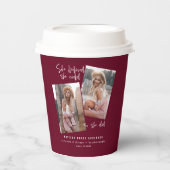 Sie glaubte, sie könne es schaffen, damit sie den pappbecher (Vorderseite)