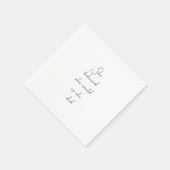 Sie glaubte, sie könne inspirierendes Zitat schrei Serviette (Ecke)