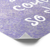 Sie glaubte, sie könne Motivierend Poster (Ecke)