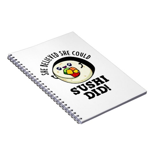 Sie glaubte, sie könne Sushi einen guten Pub mache Notizblock (Rechte Seite)