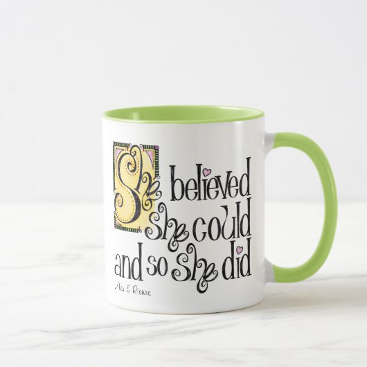 Sie glaubte, sie könne Tasse haben (Rechts)