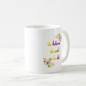 Sie glaubte, sie könne Zitat daraus machen Kaffeetasse (VorderseiteRechts)