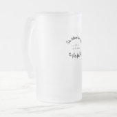 Sie glaubte, sie könnte, aber sie war wirklich müd mattglas bierglas (Vorderseite Links)