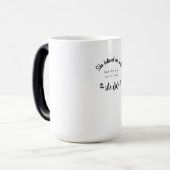 Sie glaubte, sie könnte, aber sie war wirklich müd verwandlungstasse (Vorderseite Links)