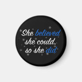 Sie glaubte, sie könnte also eine Entschließung zi Magnet (Vorne)