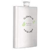 Sie glaubte, sie könnte also eine Margarita haben Flachmann (Rechts)