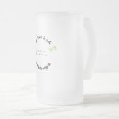 Sie glaubte, sie könnte also eine Margarita haben Mattglas Bierglas (VorderseiteRechts)