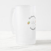 Sie glaubte, sie könnte also eine Sangria haben Mattglas Bierglas (Vorderseite Links)