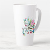 Sie glaubte, sie könnte also mit Blume schwänzen Milchtasse (Rechte Ecke)
