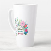 Sie glaubte, sie könnte also mit Blume schwänzen Milchtasse (Linke Ecke)