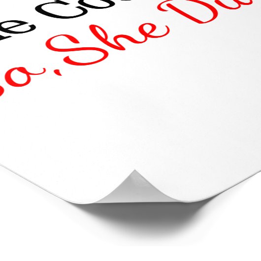 Sie glaubte, sie könnte... also tat sie das! poster (Ecke)