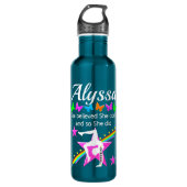 SIE GLAUBTE, SIE KÖNNTE DIE WASSERFLASCHE GYMNAST  EDELSTAHLFLASCHE (Vorderseite)