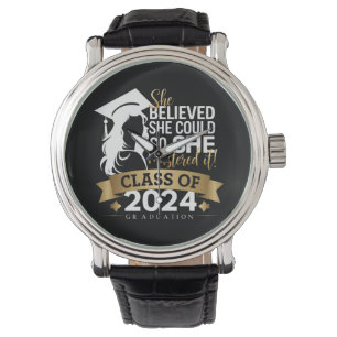 Sie glaubte, sie könnte es also 2024 schaffen armbanduhr