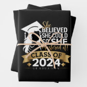 Sie glaubte, sie könnte es also 2024 schaffen geschenkpapier set (Beispiel)