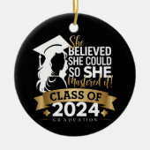 Sie glaubte, sie könnte es also 2024 schaffen keramik ornament (Vorne)