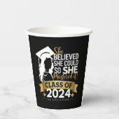 Sie glaubte, sie könnte es also 2024 schaffen pappbecher (Vorderseite)