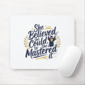 Sie glaubte, sie könnte es also 2025 schaffen mousepad (Mit Mouse)