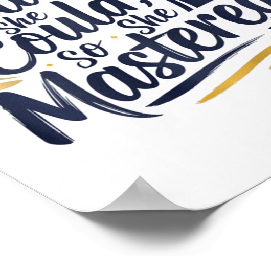 Sie glaubte, sie könnte es also 2025 schaffen poster (Ecke)