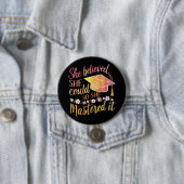 Sie glaubte, sie könnte es, also meisterte sie es button (Beispiel)