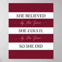 Sie glaubte, sie könnte es nach seiner Anmut schaf