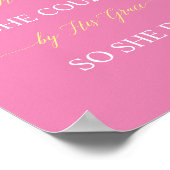 Sie glaubte, sie könnte es nach seiner Anmut schaf Poster (Ecke)