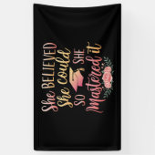 Sie glaubte, sie könnte es schaffen banner (Vertikal)