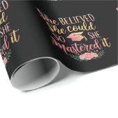 Sie glaubte, sie könnte es schaffen geschenkpapier (Rolleneckpunkt)