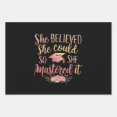 Sie glaubte, sie könnte es schaffen geschenkpapier set (Vorderseite)