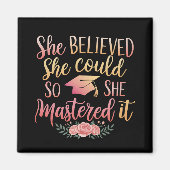 Sie glaubte, sie könnte es schaffen magnet (Vorne)