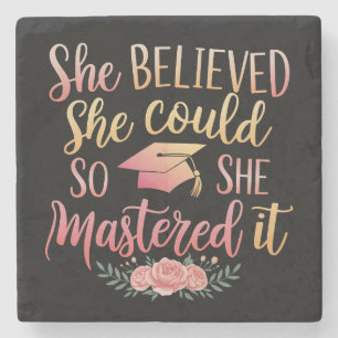 Sie glaubte, sie könnte es schaffen steinuntersetzer