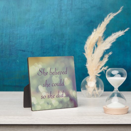 Sie glaubte, sie könnte fotoplatte (InSitu)