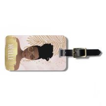 Sie glaubte, sie könnte, schwarze Frau, rosa & gol