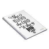 SIE GLAUBTE, SIE KÖNNTE SO DIE moderne NUTZUNG TUN Notizblock (Rechte Seite)