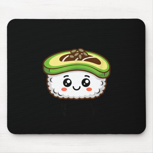 Sie glaubte, sie könnte Sushi machen, lustiger Leb Mousepad (Vorne)