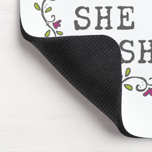 Sie glaubte, sie könnte zitieren mousepad (Ecke)