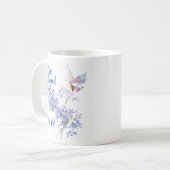Sie glaubte und so Zitat Schmetterling Kaffeetasse (Vorderseite Links)