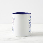 Sie glaubte und so Zitat Schmetterling Tasse (Zentrum)