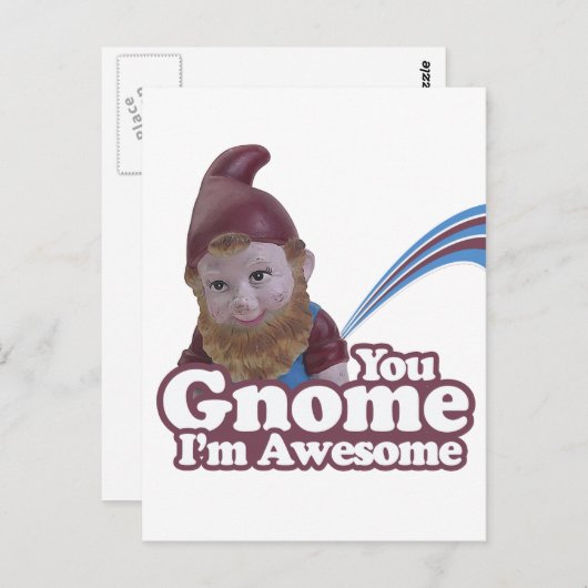 Sie Gnome Ich bin Phantastisch Postkarte (Vorne/Hinten)