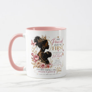 Sie goss zuerst in mich tasse