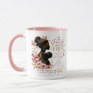 Sie goss zuerst in mich tasse