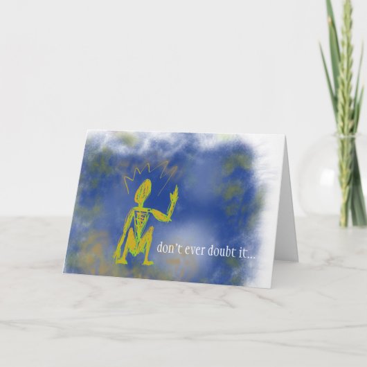 Sie got den Power - eine anzuregen Karte, Karte (Vorderseite)