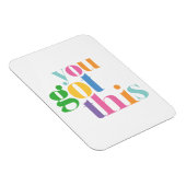 Sie Got diese farbenfrohe Ermutigung Inspiration Magnet (Rechte Seite)