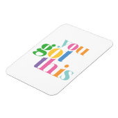 Sie Got diese farbenfrohe Ermutigung Inspiration Magnet (Linke Seite)