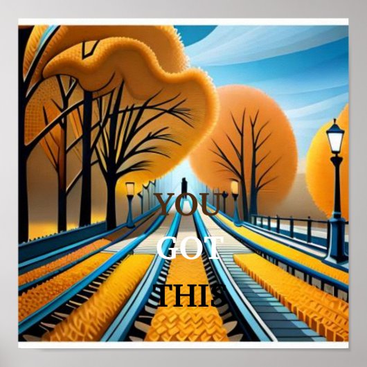 SIE GOT DIESE INSPIRATIONSKUNST POSTER (Vorne)