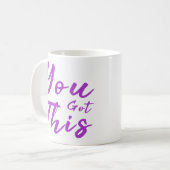 Sie got diese motivierend Inspirational Typografie Kaffeetasse (Vorderseite Links)