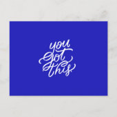 SIE GOT DIESE MOTIVIEREND QUOTEN ERMUTIGUNG MOT POSTKARTE (Vorderseite)