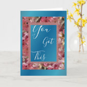 Sie Got diese rosa Frühlingsblüten Inspiration Karte (Gelbe Blume)