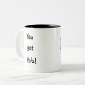 "Sie got diese" Spaß-Inspirational Kaffee-Tasse Zweifarbige Tasse (Vorderseite Links)