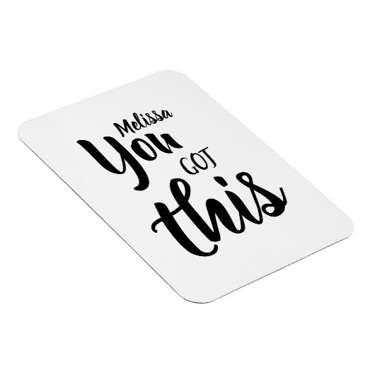 Sie Got diesen Personalisierten Namen flexibel Magnet (Rechte Seite)